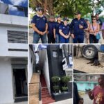 Tras constantes quejas de vecinos afectados, autoridades intervienen vivienda con más de 30 perros en pleno centro de Río San Juan