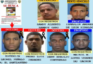 Mueren en 2 enfrentamientos con PN, 3 de 5 delincuentes intentaron asaltar empresa de envío de remesas en Azua