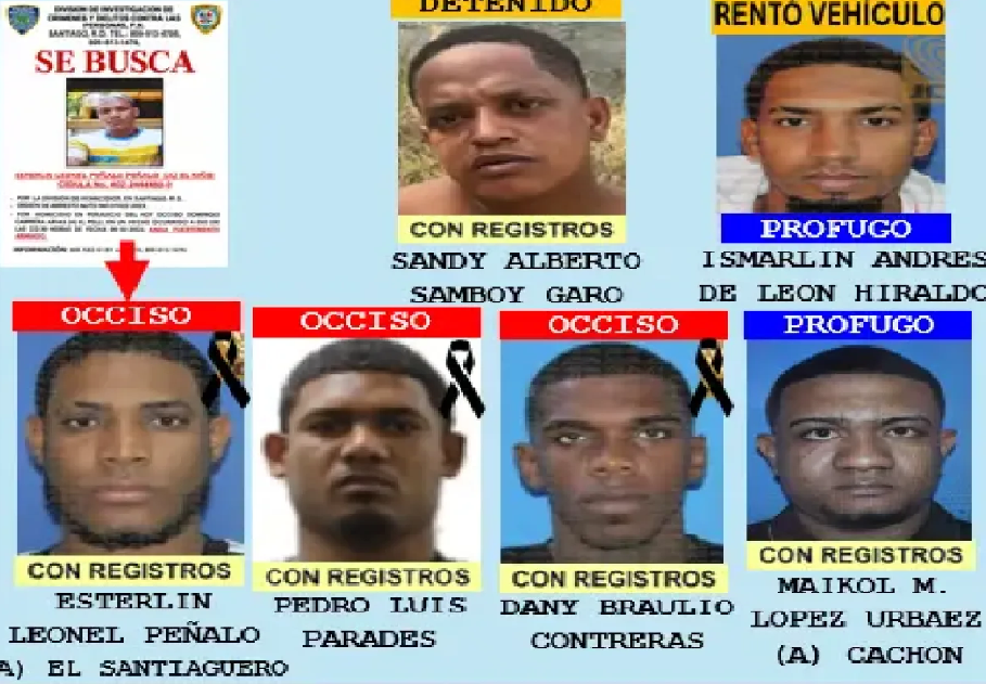 Mueren en 2 enfrentamientos con PN, 3 de 5 delincuentes intentaron asaltar empresa de envío de remesas en Azua