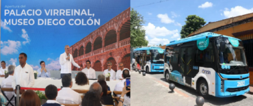 Ciudad Colonial reabre el Alcázar de Colón tras su renovación y estrena autobuses eléctricos