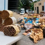 Autoridades decomisan en Higuey mas de 40 millones de pesos en mercancias ilegales que serian comercializadas en la zona este