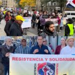Cientos marchan en el Alto Manhattan contra ICE
