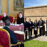 Presidente Abinader encabeza jornada de oración en el Vaticano por salud del Papa; es recibido por el secretario de la Santa Sede