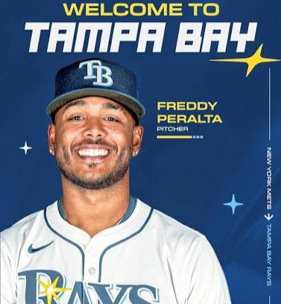 Lanzador Freddy Peralta es electo MVP Serie de Campeonato Liga Americana; junto a Caminero y Díaz lleva Rays a la Serie Mundial