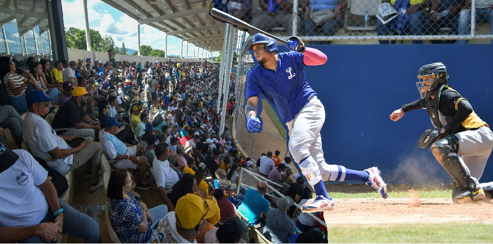 Licey y Águilas empatan a 4 carreras en histórico choque de pretemporada en el estadio Bebecito del Villar de Bonao