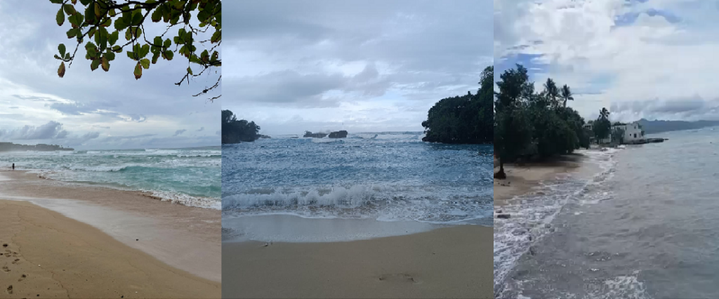 Restringen temporalmente el acceso a playas de Río San Juan ante fuertes oleajes y condiciones climáticas adversas